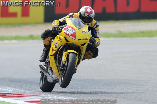 2009-05-10 Monza 2448 Superstock 1000 - Race - Michael Savary - Honda CBR1000RR